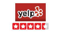 Yelp review 4+ stars